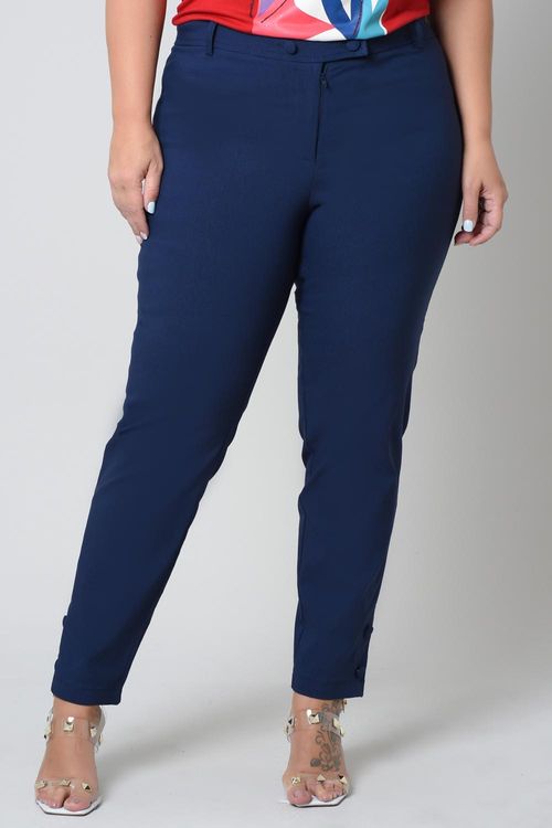 Calça Cigarrete Plus Size Jabuticaba Alfaiataria
