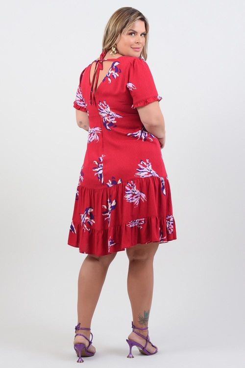 VESTIDO PLUS SIZE VIVARA MÉDIO TERESÓPOLIS