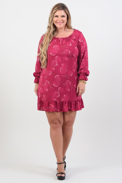 VESTIDO PLUS SIZE TULIPA CURTO NOVO HAMBURGO