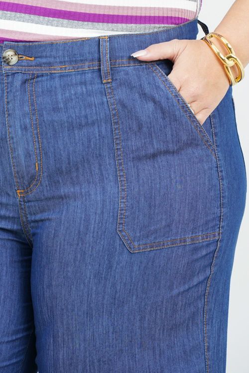 CALÇA PANTACOURT PLUS SIZE VILLA GAROPABA JEANS