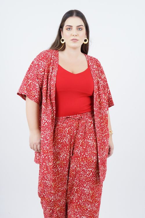 KIMONO PLUS SIZE ANGRA DOS REIS MANGA CURTA