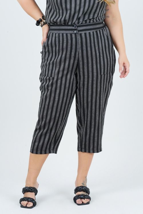 CALÇA CROPPED PLUS SIZE DUNAS ALTAS