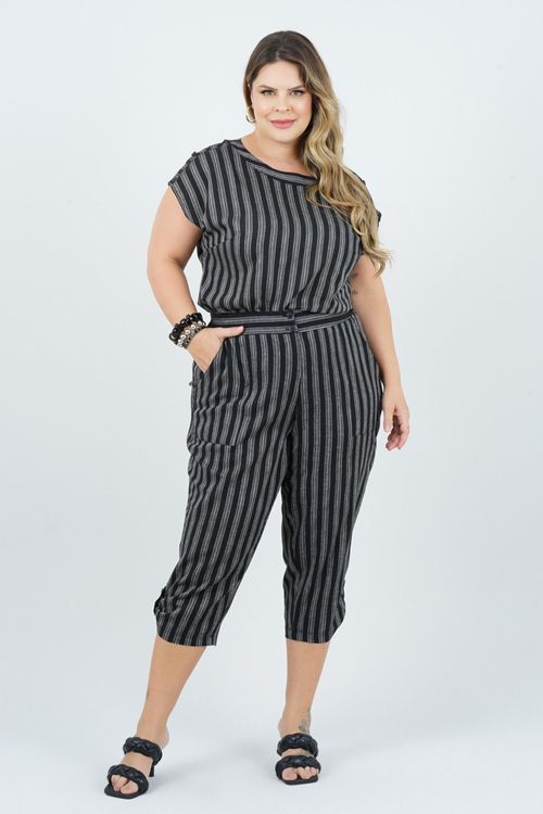 CALÇA CROPPED PLUS SIZE DUNAS ALTAS