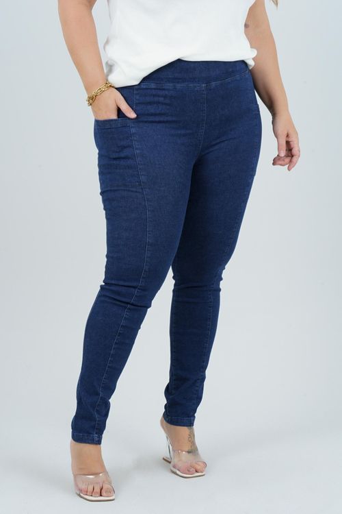 CALÇA JEGGING PLUS SIZE BAREQUEÇABA JEANS