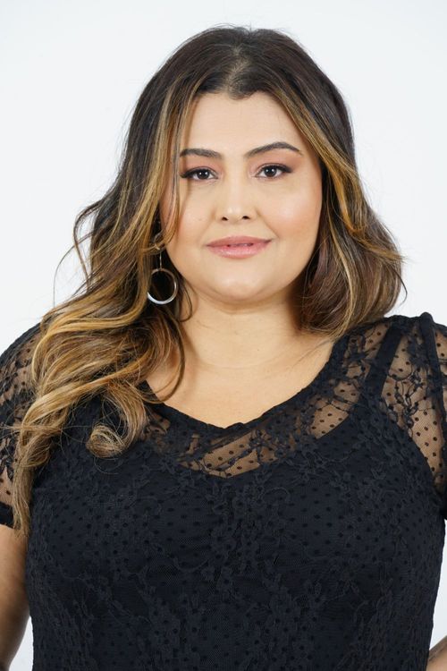 BLUSA COM REGATA PLUS SIZE MARACAJAÚ MANGA CURTA