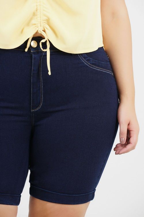 BERMUDA PLUS SIZE PIÇARRAS JEANS