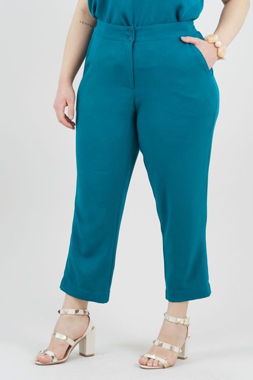 CALÇA CROPPED PLUS SIZE ITANHAÉM