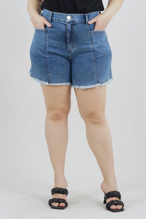 SHORTS GODÊ PLUS SIZE PEREQUÊ MIRIM JEANS