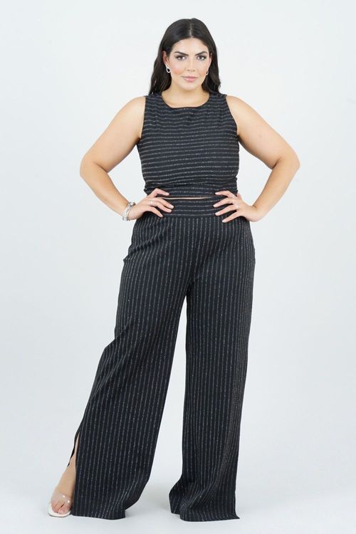 TOP CROPPED PLUS SIZE BELLA TORRES