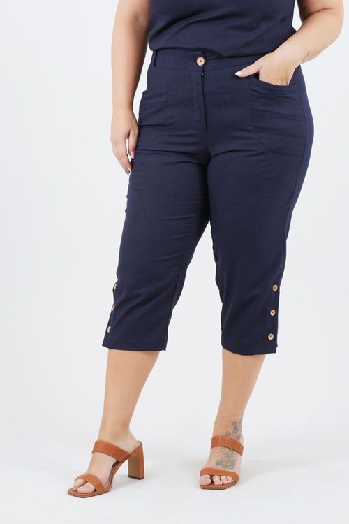 CALÇA CORSÁRIO PLUS SIZE LENÇÓIS