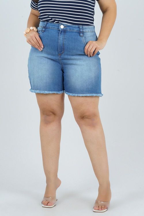 SHORTS PLUS SIZE GAROPABA DO SUL JEANS