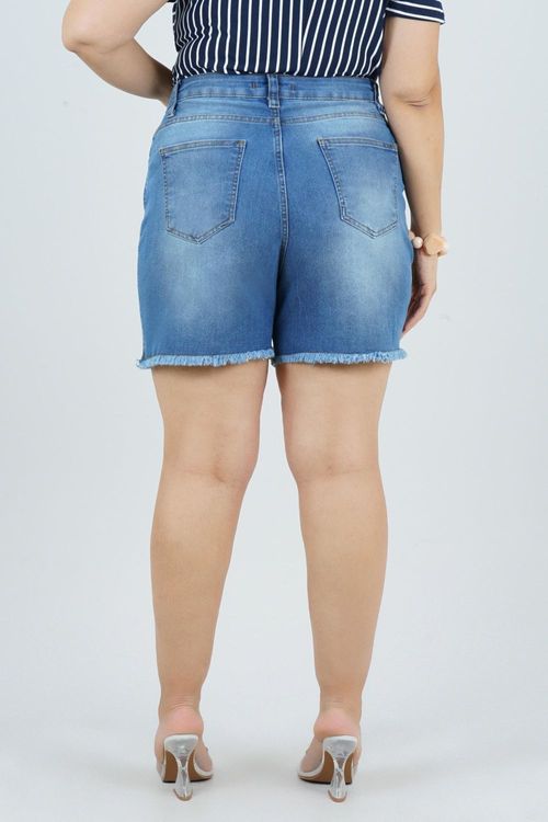 SHORTS PLUS SIZE GAROPABA DO SUL JEANS