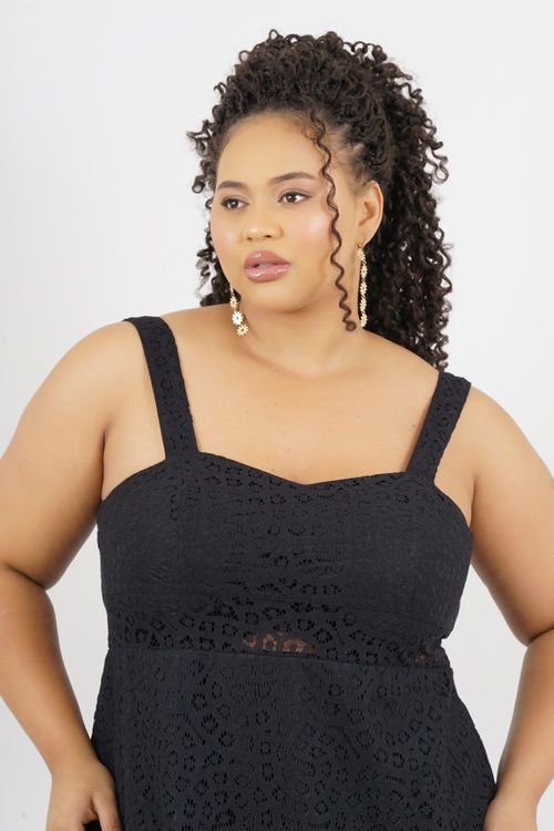 VESTIDO PLUS SIZE ITAMARACÁ MIDI