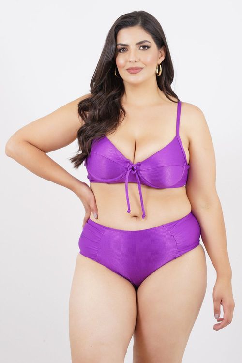 BIQUINI PLUS SIZE TEXTURA PRAIA DO MATADEIRO
