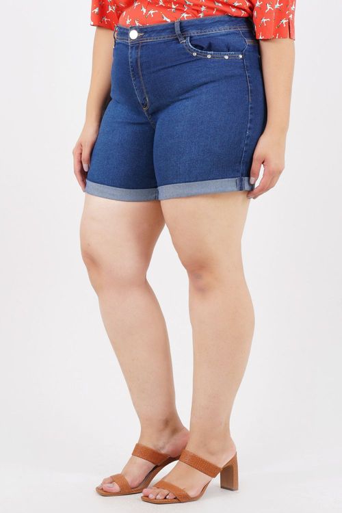 SHORTS PLUS SIZE PORTO DE PEDRAS JEANS