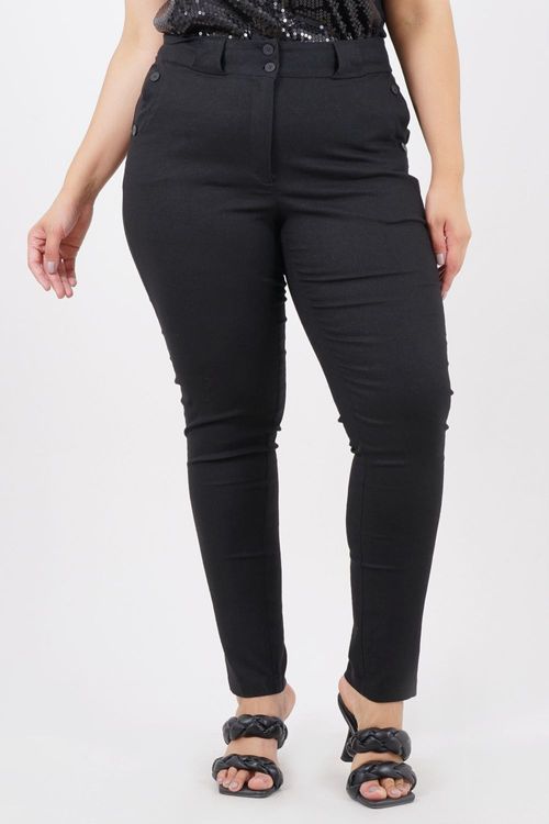 CALÇA PLUS SIZE RETA IMBITUBA LINHO
