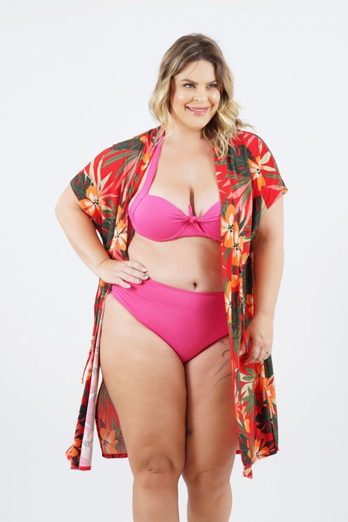 Saída de Praia Plus Size Lagoa do Paraíso Médio