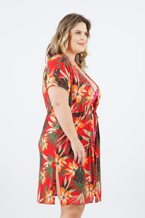 Saída de Praia Plus Size Lagoa do Paraíso Médio