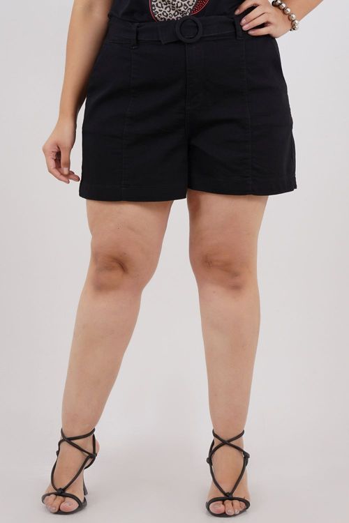 SHORTS PLUS SIZE CAMBOINHA