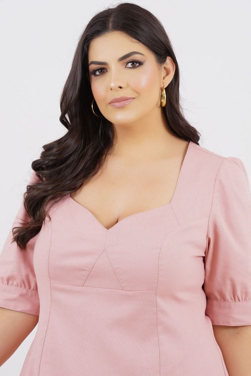 VESTIDO PLUS SIZE MEREPE MÉDIO