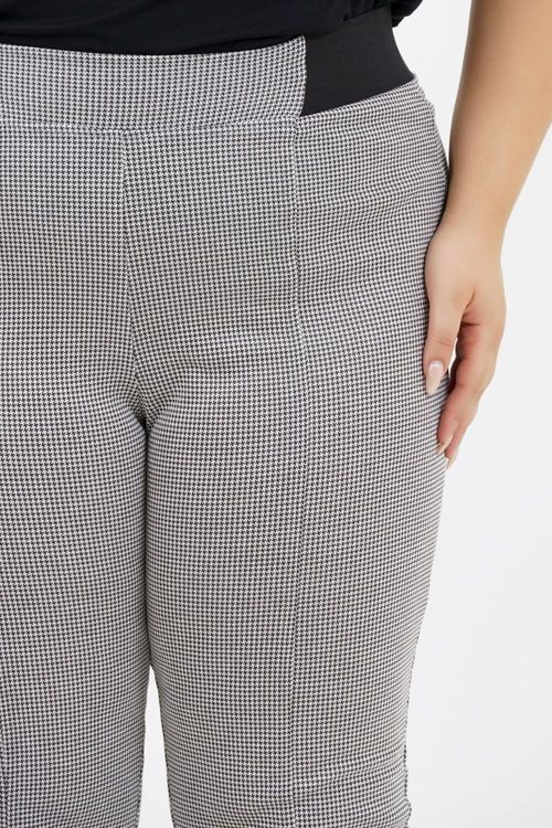 Calça Skinny Plus Size Xadrez Bulgária