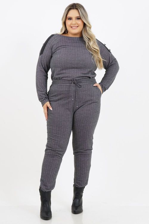 Calça Reta Plus Size Israel