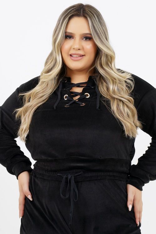 Jaqueta Plus Size Rússia Manga Longa