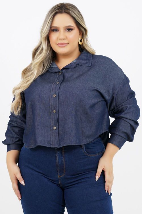 Camisa Cropped Plus Size Fiji Jeans