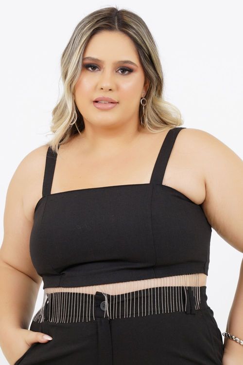 Regata Cropped Plus Size Nicarágua