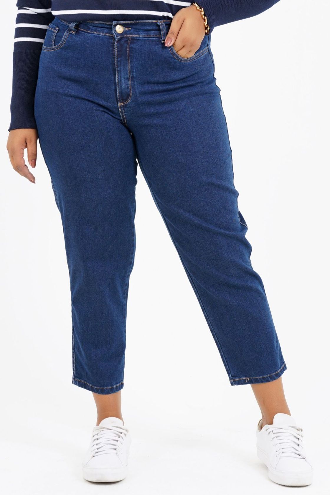Calça Mom Plus Size Moçambique Jeans - Program Moda