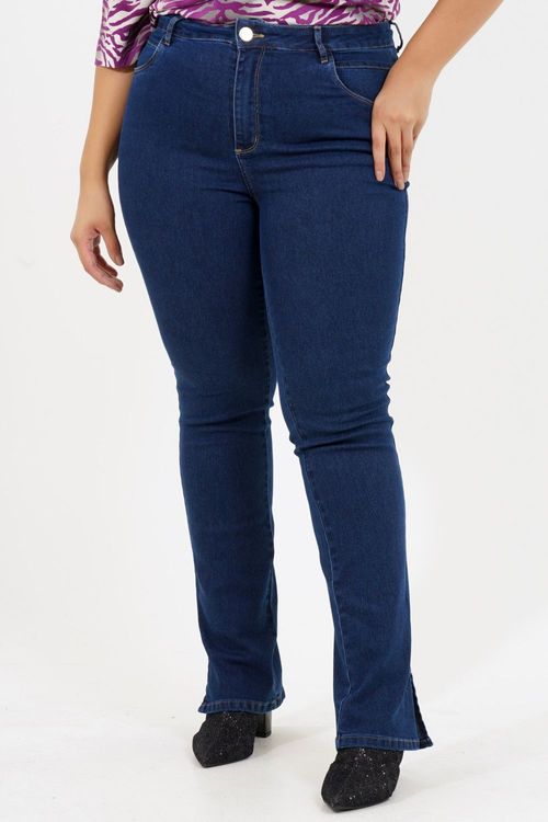 Calça Reta Plus Size Uzbequistão Jeans