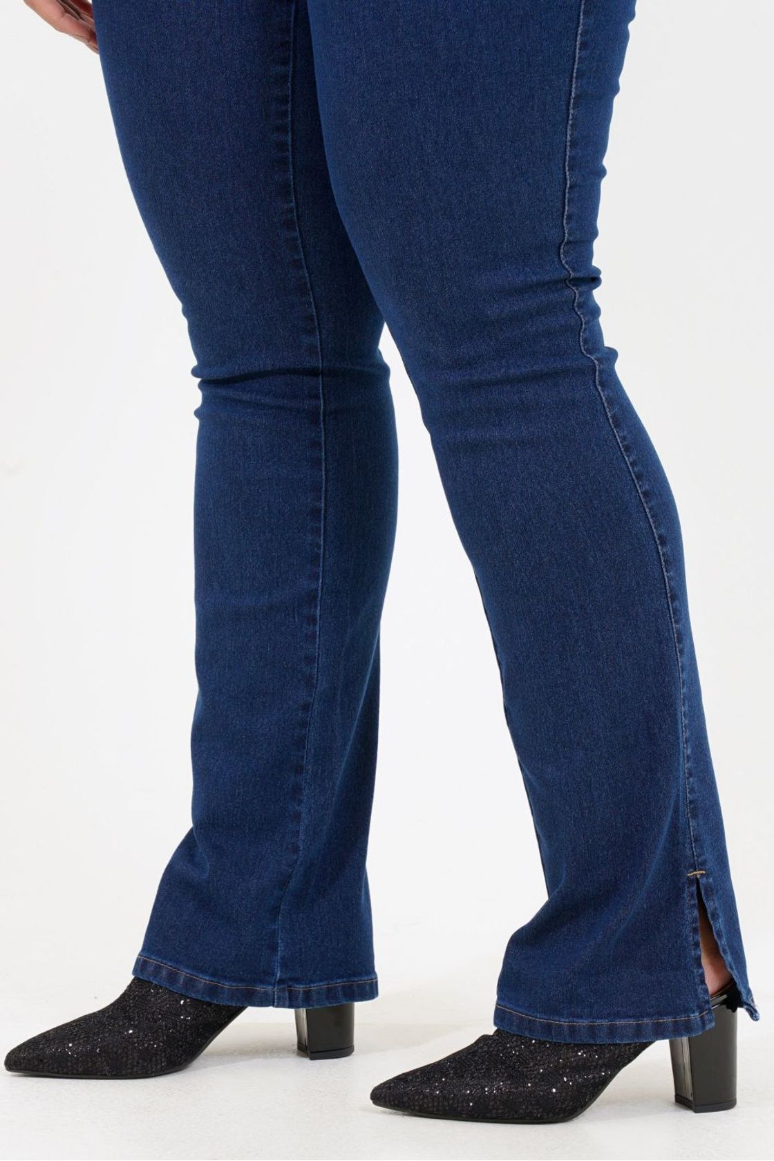 Calça Reta Plus Size Ivete Jeans - Program Moda