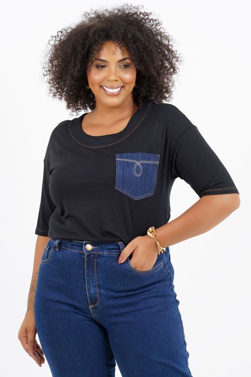 Blusa Plus Size Timor-Leste Manga Curta