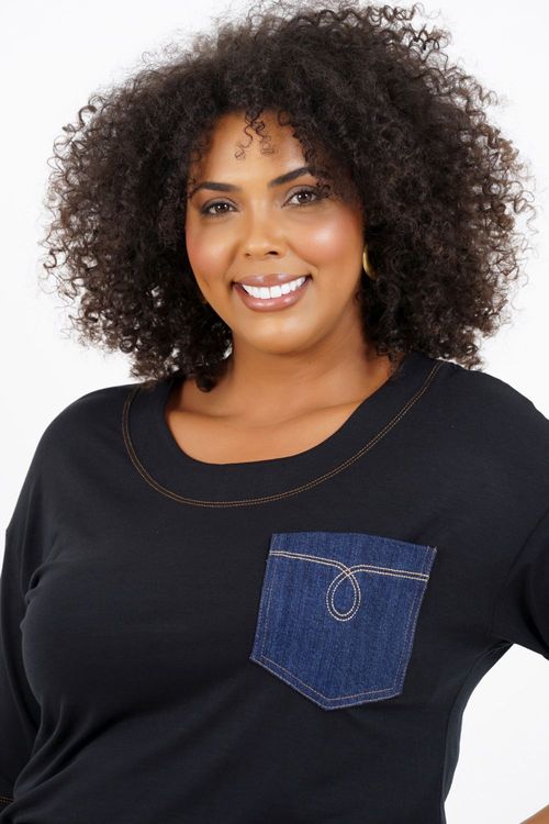 Blusa Plus Size Timor-Leste Manga Curta