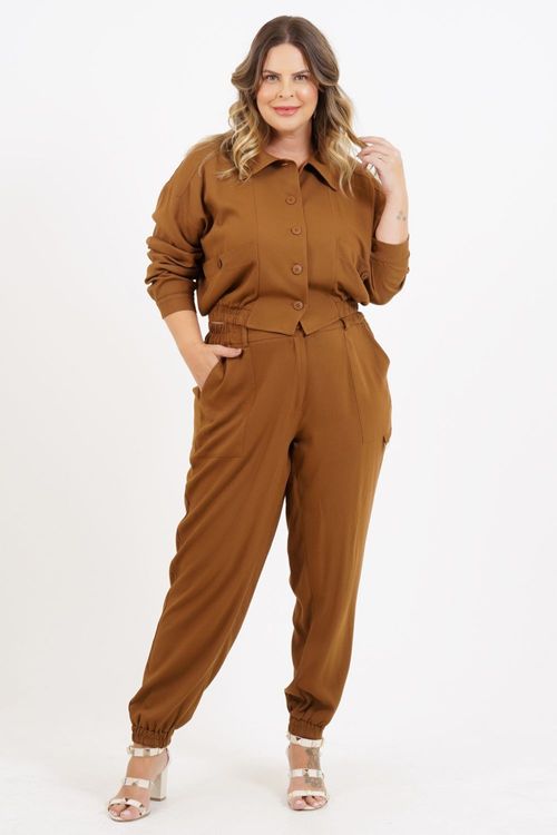 Jaqueta Plus Size Egito Manga Longa