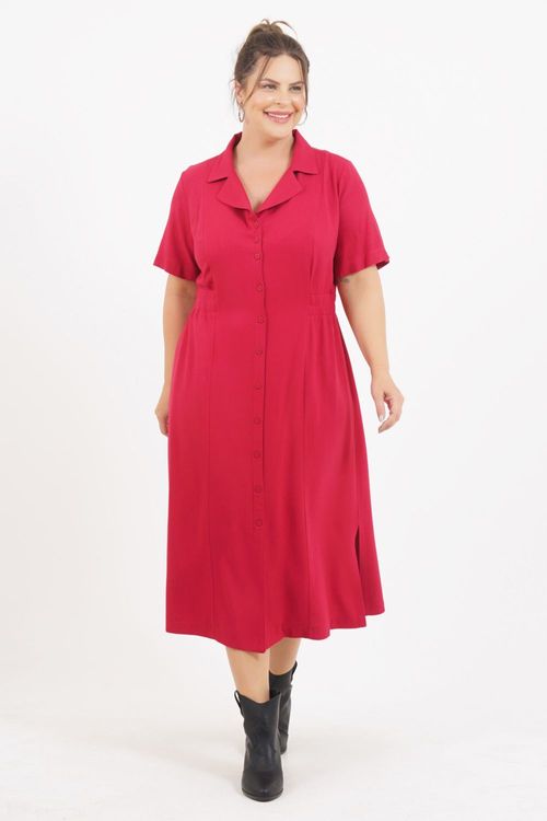 Vestido Plus Size Butão Midi