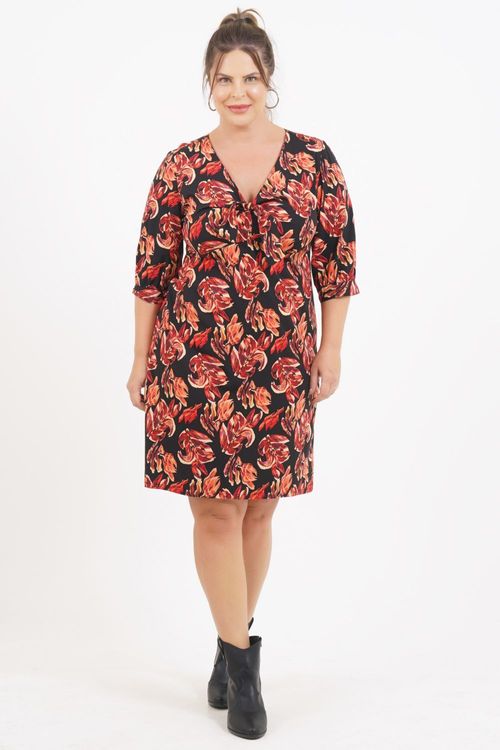 Vestido Plus Size Guiné-Bissau Médio