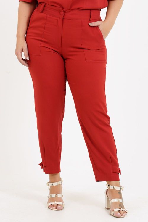 Calça Cropped Plus Size Gabão