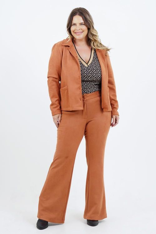 Calça Boot Cut Plus Size Catar