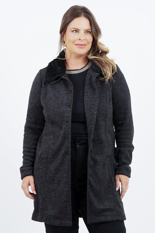 Casaco Plus Size Guiné Equatorial Manga Longa