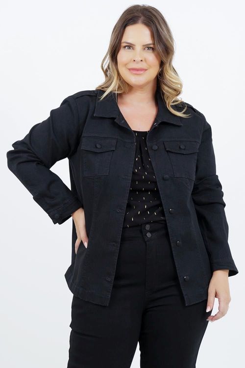 Jaqueta Plus Size Bellini Niger