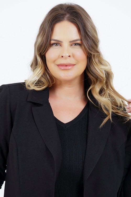 Blazer Plus Size Cazaquistão Manga Longa