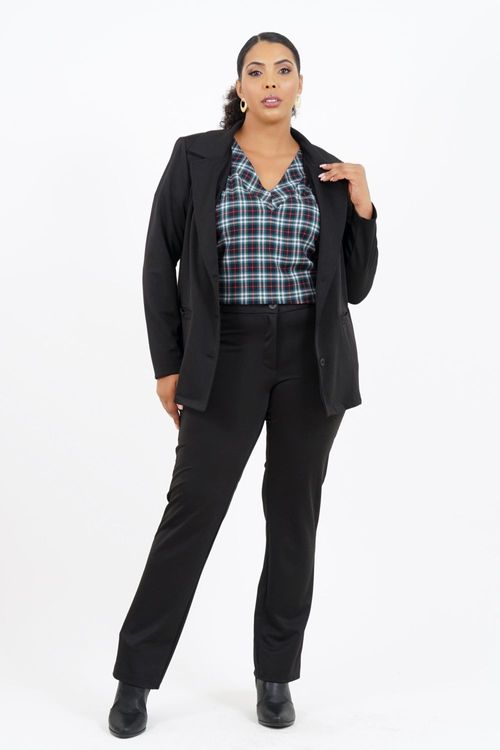 Calça Reta Plus Size Chiloé