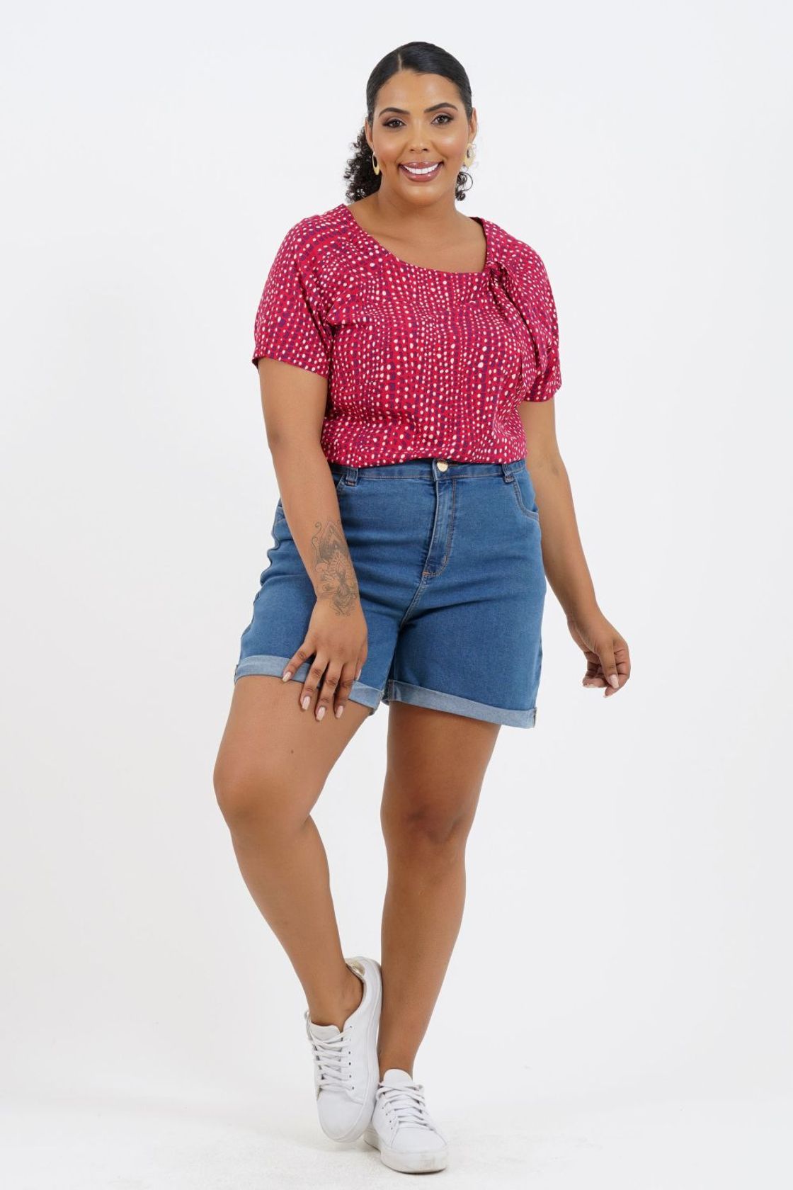 Shorts Plus Size Forte Haiti - Program Moda