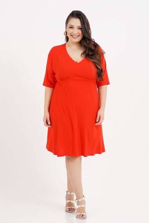 Vestido Plus Size Joseane Médio