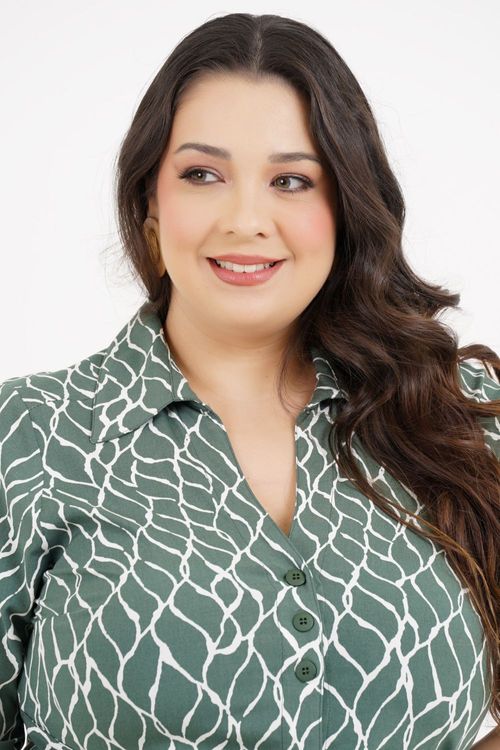 Vestido Plus Size Kare Médio