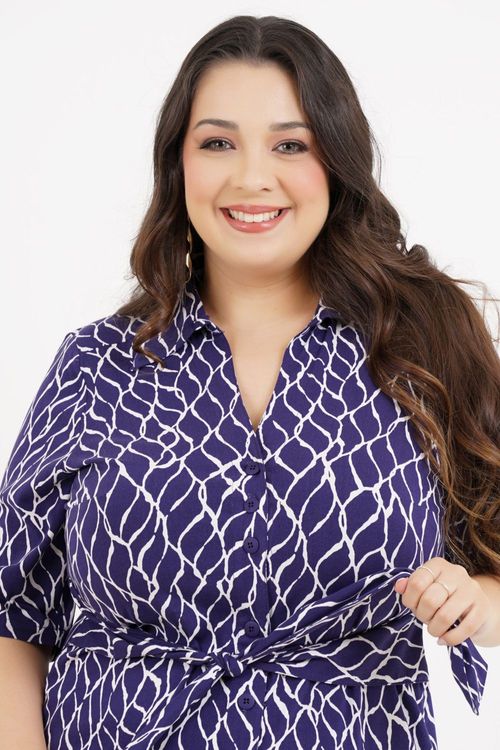 Vestido Plus Size Kare Médio