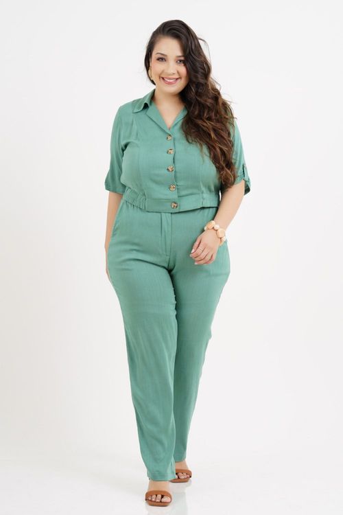 Blusa Plus Size Cloe Manga 3/4