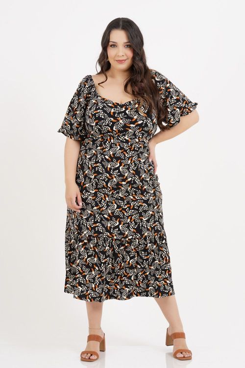 Vestido Plus Size Catarina Midi