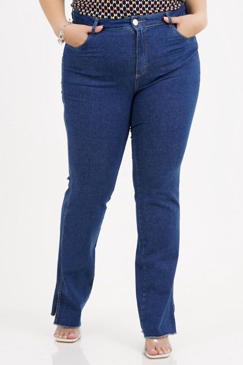 Calça Reta Plus Size Teresa Jeans